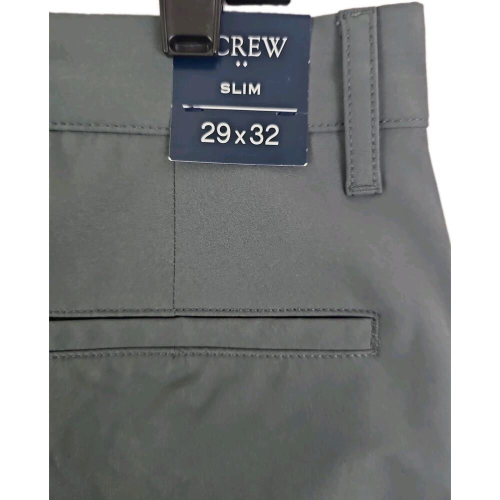J.Crew Tech ~Men's Size 29x32~ Gray Slim Fit Flex Pants AA712 NWT. - Picture 2 of 16